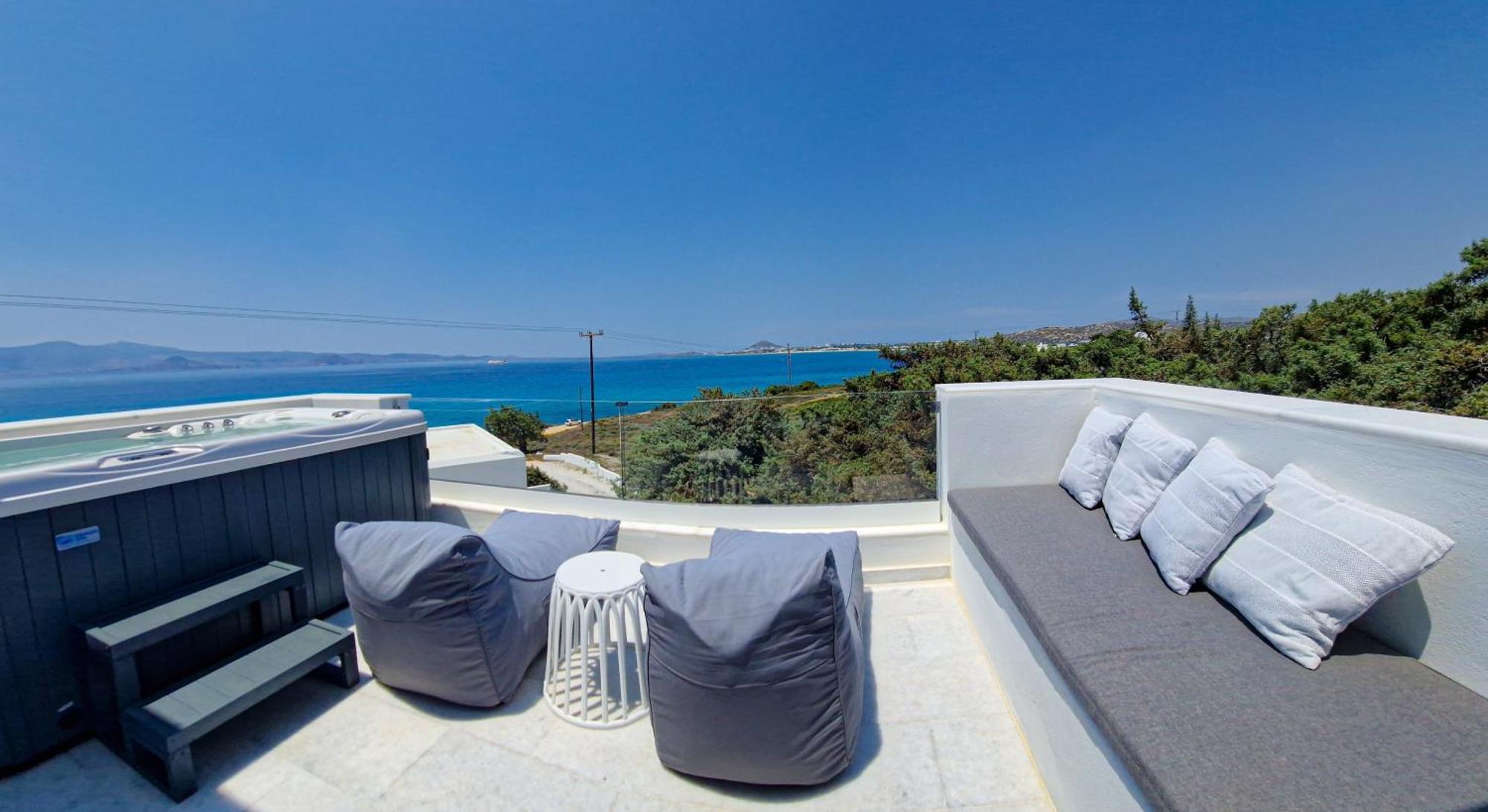 Seanfinity Beachfront Suites Mikri Vigla Pokoj fotografie