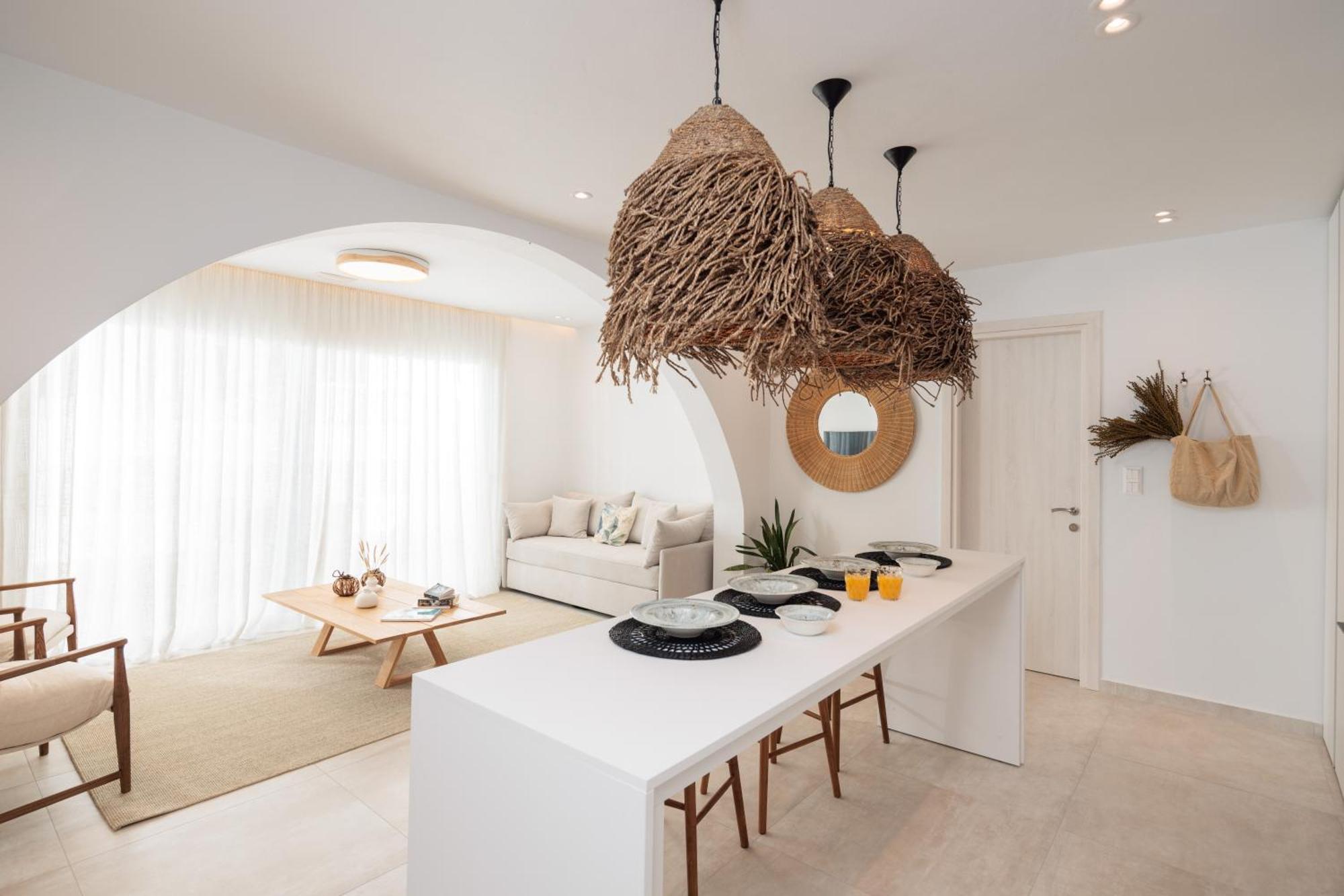 Seanfinity Beachfront Suites Mikri Vigla Exteriér fotografie