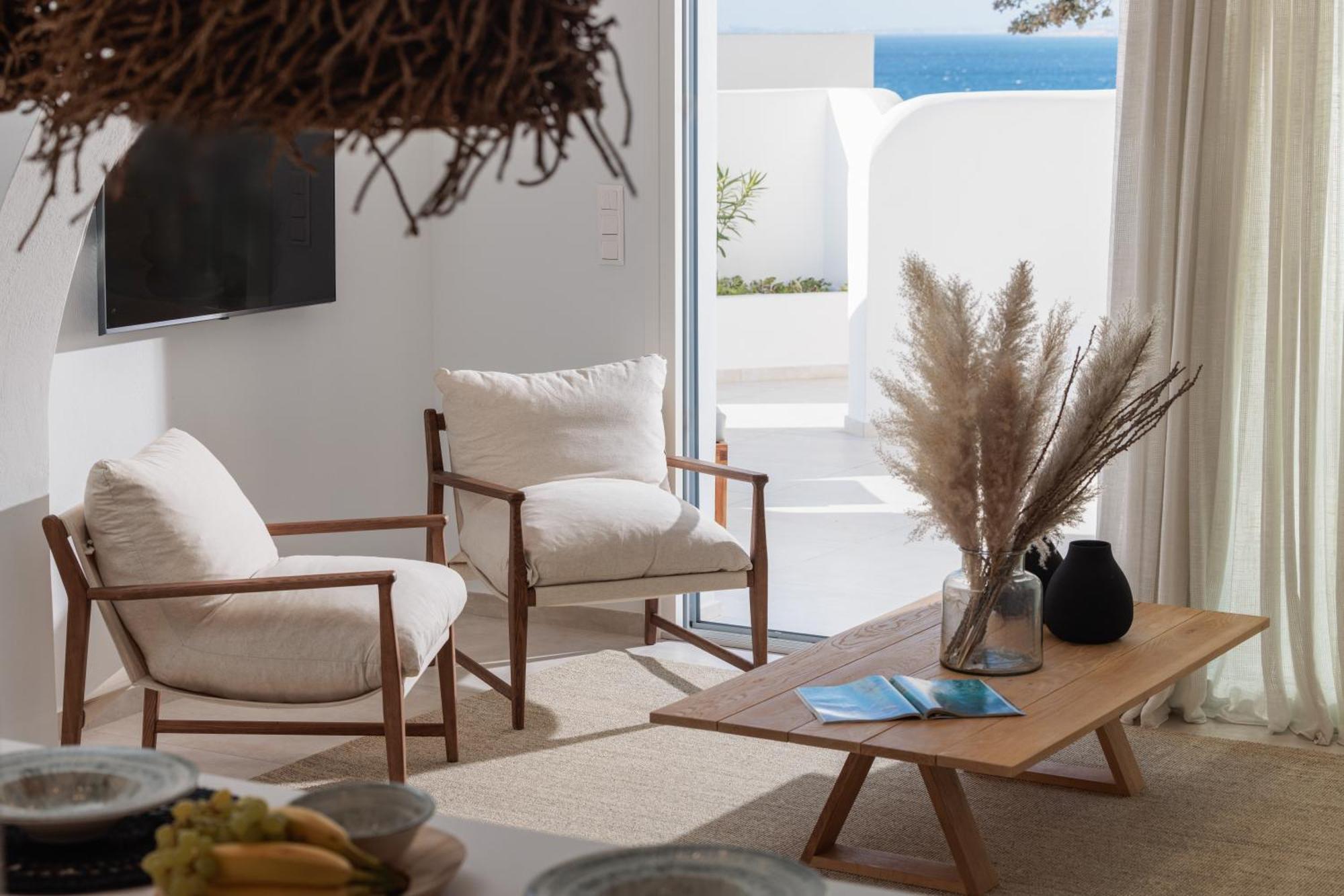 Seanfinity Beachfront Suites Mikri Vigla Pokoj fotografie