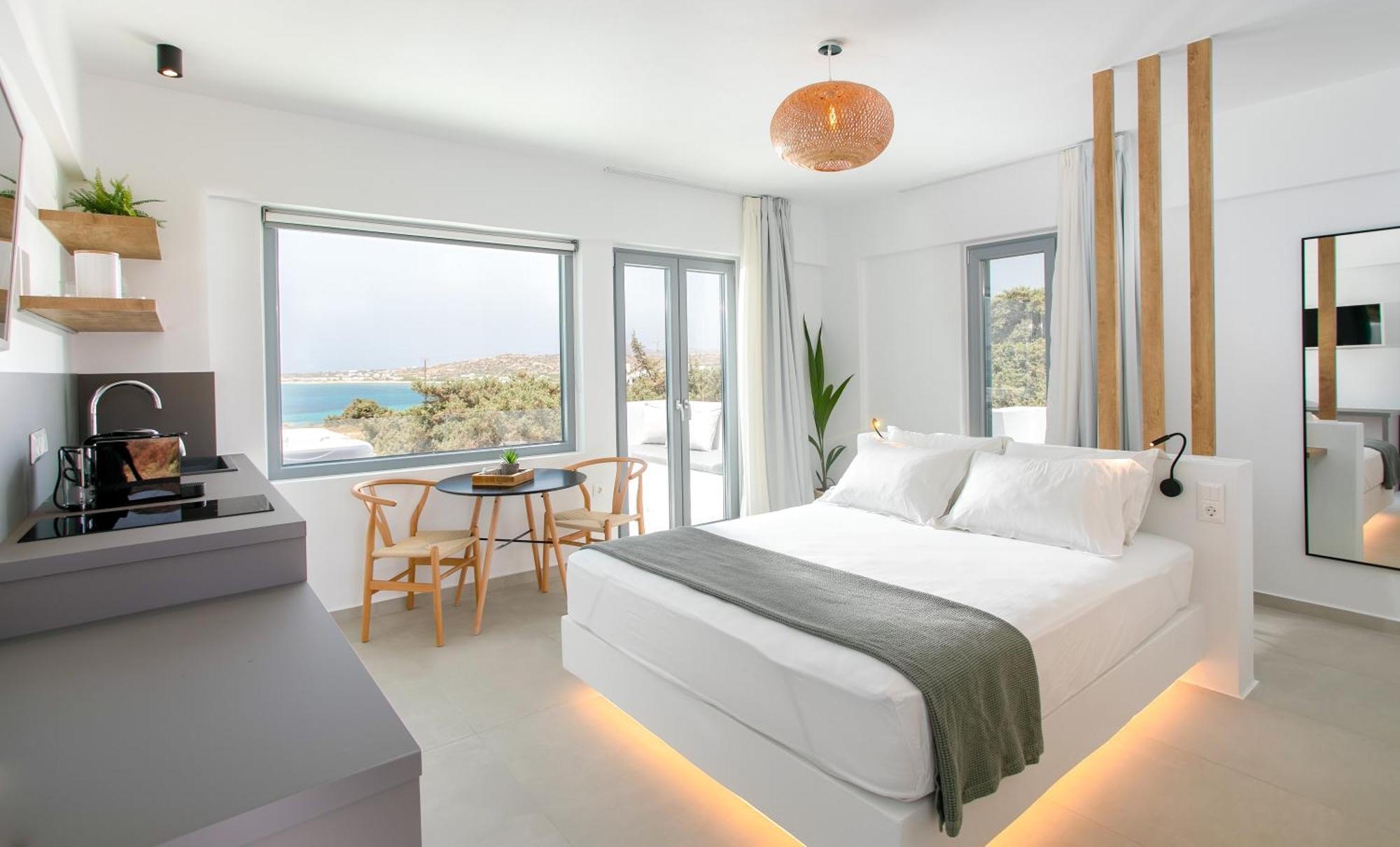 Seanfinity Beachfront Suites Mikri Vigla Pokoj fotografie